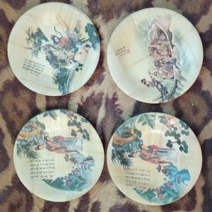 Set of four Oriental dishes - for jewellery or change?